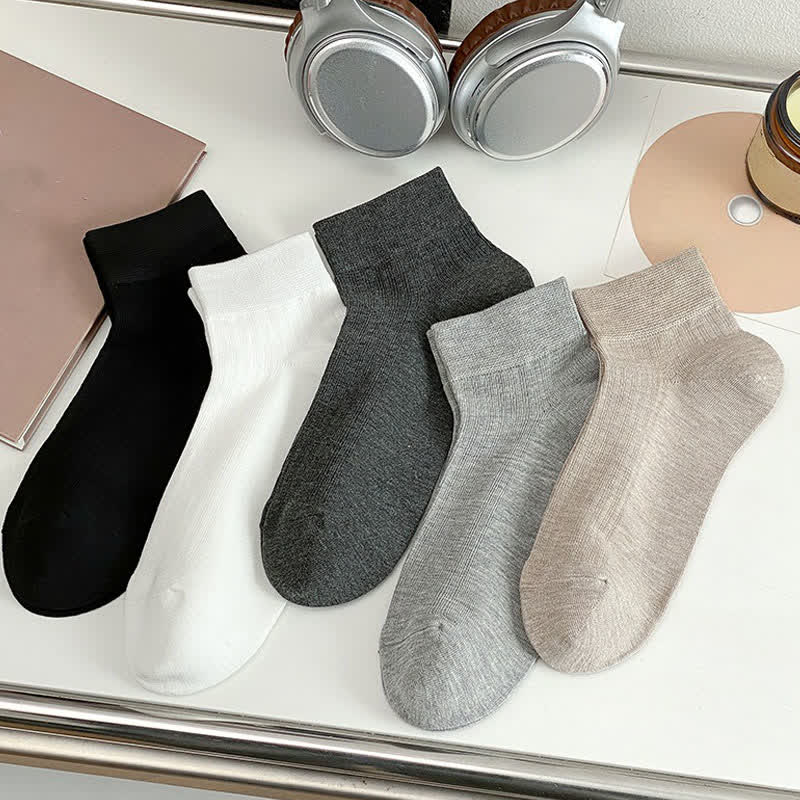 Soft Stretch Ankle Socks (5 Pairs) - image 5