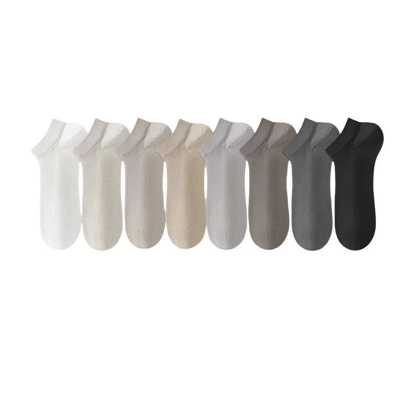 Breathable Silk Ankle Socks (8 Pairs) - image 4