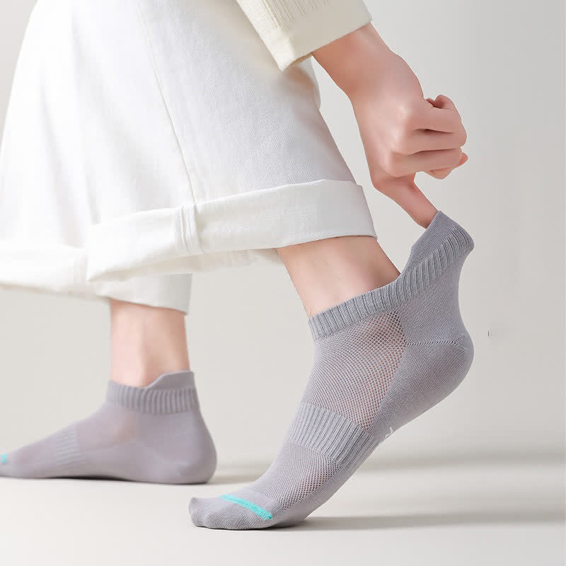 Breathable Cushioned Ankle Socks (5 Pairs) - image 5