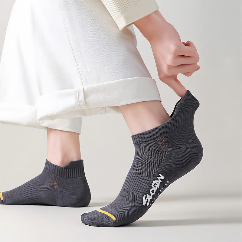 Breathable Cushioned Ankle Socks (5 Pairs) - image 10