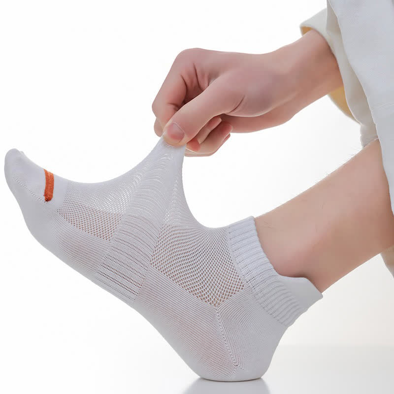 Breathable Cushioned Ankle Socks (5 Pairs) - image 2