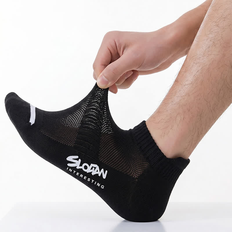 Breathable Cushioned Ankle Socks (5 Pairs) - image 6