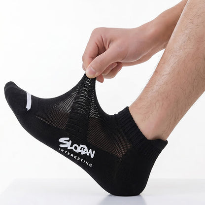 Breathable Cushioned Ankle Socks (5 Pairs) - image 6