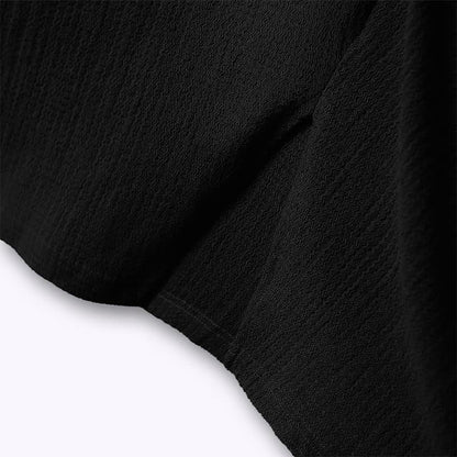 Plus Size Textured Keyhole Neck Gathered Tunic Top - image 4