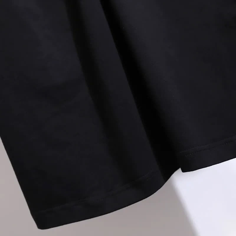 Plus Size Twist Front V Neck Cotton Stretch Blouse - image 4