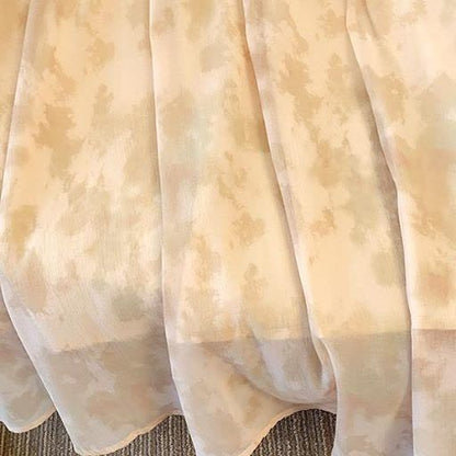Plus Size Ruffle Trim Asymmetric Top and Flowy Midi Skirt Set - image 6