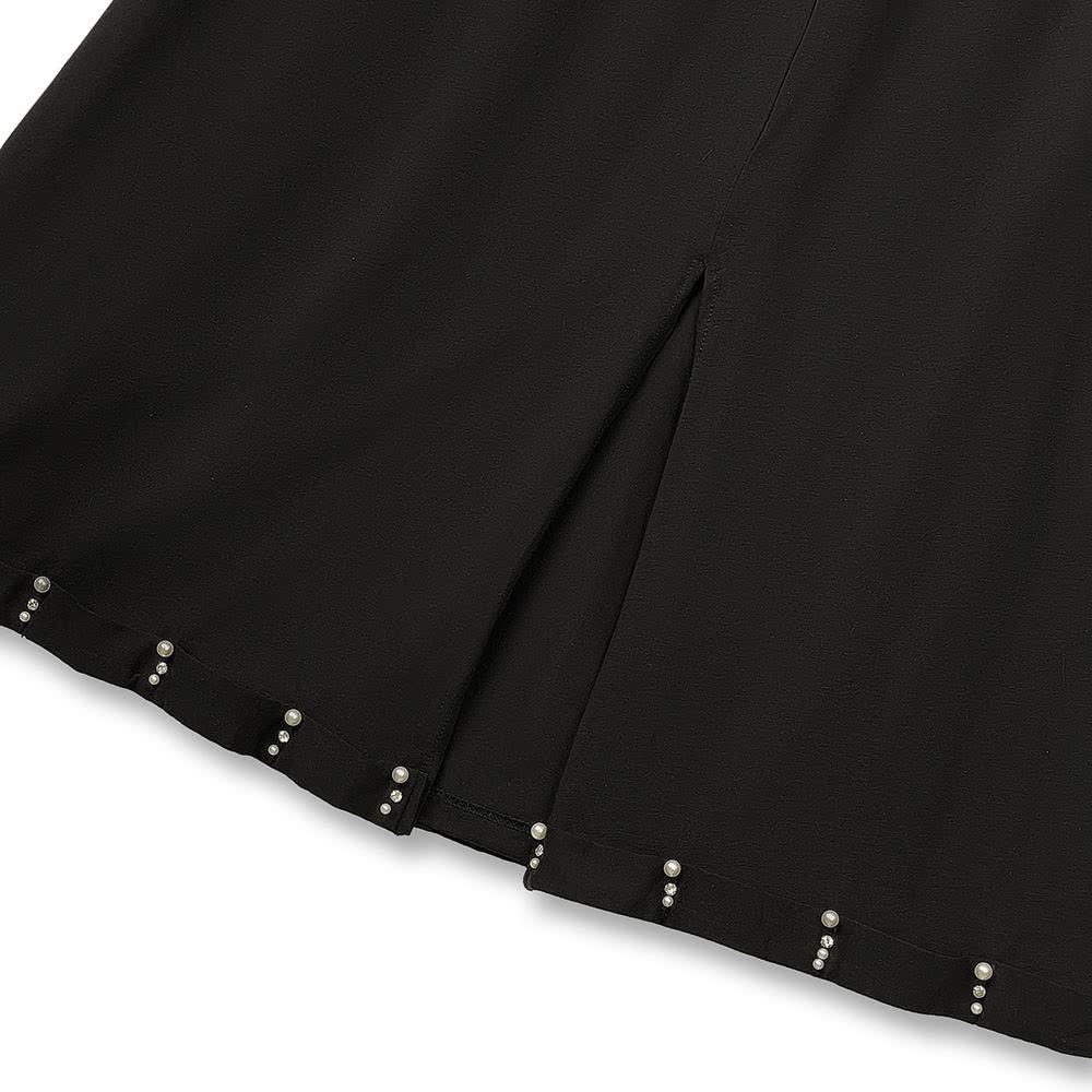 Plus Size Side Tie Ruched Short Sleeve Midi Skirt Matching Set - image 8
