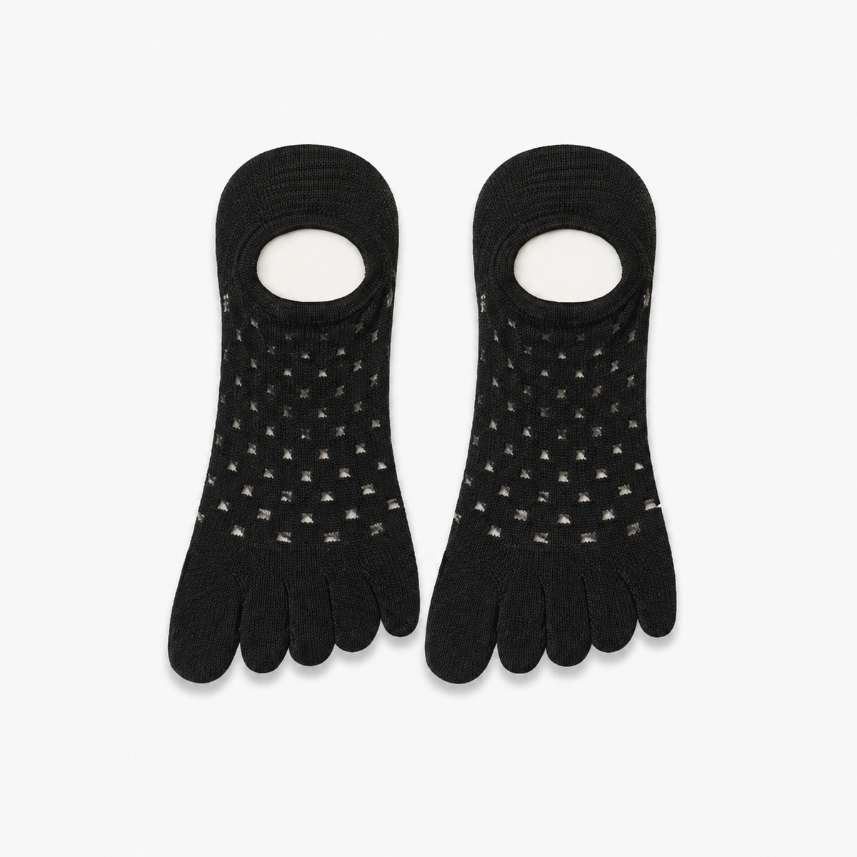 Breathable Five Toe Alignment Socks(3 Pairs) - Black - EU39-44(US6-10) - image 3