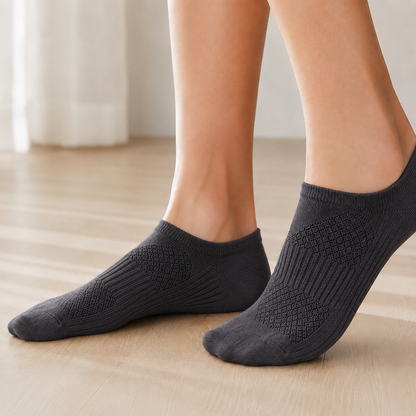 Breathable Antibacterial Ice Silk Ankle Socks (5 Pairs) - image 4