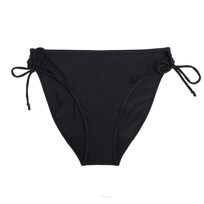 Halter Triangle Tie Side Panty - Black - 2XL - image 6