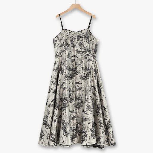 Plus Size Romantic Sheer Cardigan Flowy A-Line Midi Slip Dress Set - Midi Slip Dress - 7XL - image 1
