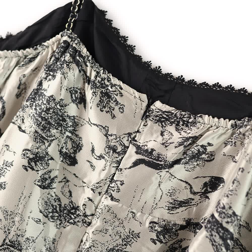 Plus Size Romantic Sheer Cardigan Flowy A-Line Midi Slip Dress Set - image 5