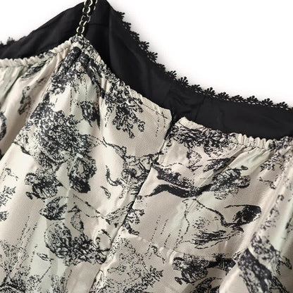 Plus Size Romantic Sheer Cardigan Flowy A-Line Midi Slip Dress Set - image 5