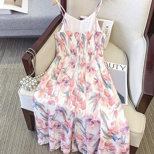 Plus Size Sheer Cardigan Lightweight Floral Ruffle V-Neck Summer Dress Set - image 6