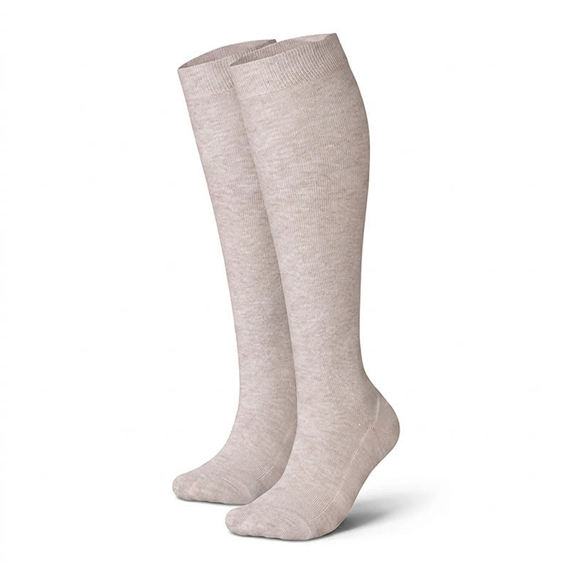Polka-Dot Compression Socks(3 Pairs) - Camel - L/XL - image 8