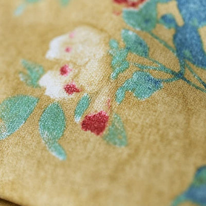 Vintage Floral Button-Front Midi Dress - image 6