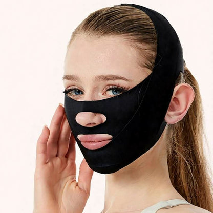Sculpting Face Wrap - Black - One Size - image 2