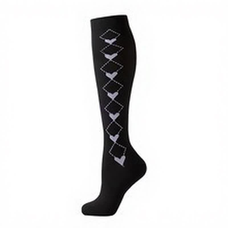 Cocoa Hearts Compression Socks(6 Pairs) - image 8