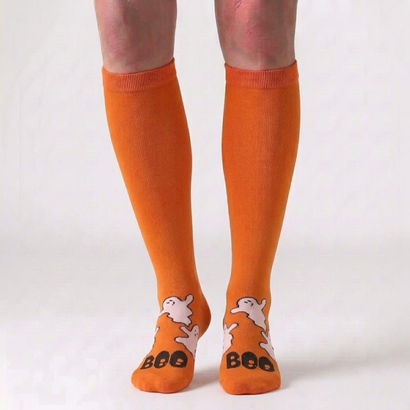 Halloween Holiday Soft Cotton Compression Socks(3 Pairs) - image 3