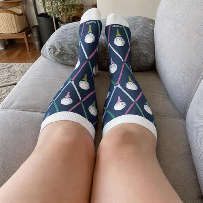 Plus Size Tennis Racket Compression Socks - image 2