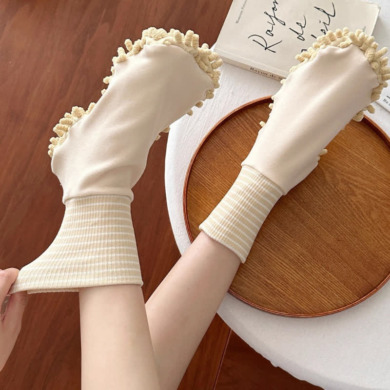 Microfiber Cleaning Dust Mop Slipper Socks (4 Pairs) - image 3