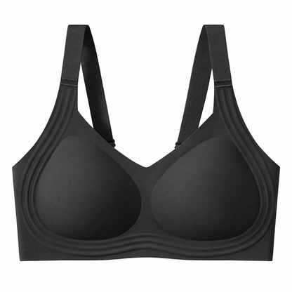 Soft Daily Comfort Wireless Bra - Black - 6XL - image 11