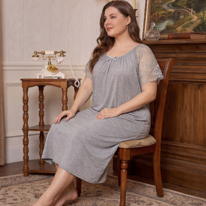 Lace Sleeve Sleep Loungewear - image 1