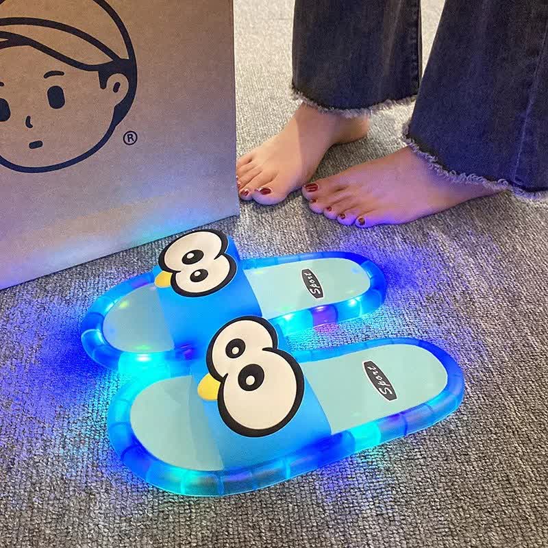Light Up Jelly Slides - Blue - Kids EU34–35(3–3.5) - image 1