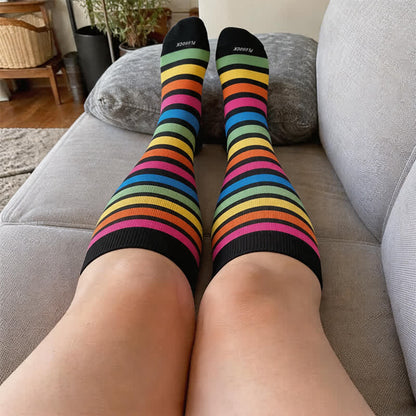 Plus Size Stripe Compression Socks - image 2