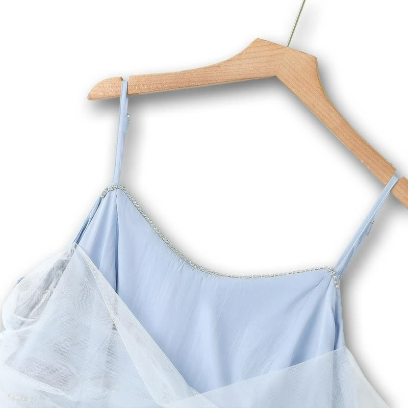 Plus Size Sheer Overlay Midi Dress - image 1
