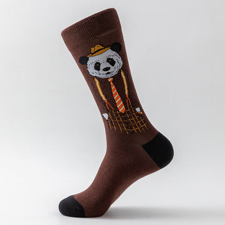Animal Prints Crew Socks(5 Pairs) - image 3