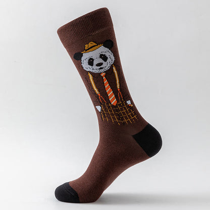 Animal Prints Crew Socks(5 Pairs) - image 3