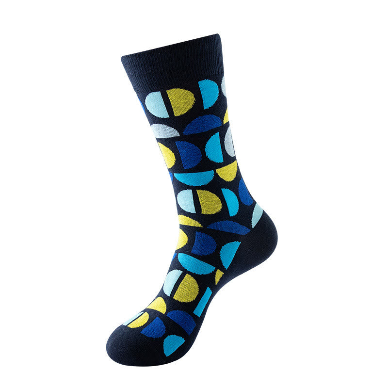 Abstract Graphics Crew Socks(5 Pairs) - image 3