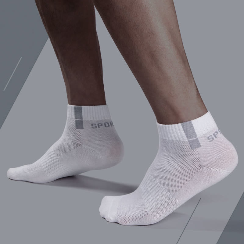 Mesh Breathable Ankle Socks(5 Pairs) - image 6