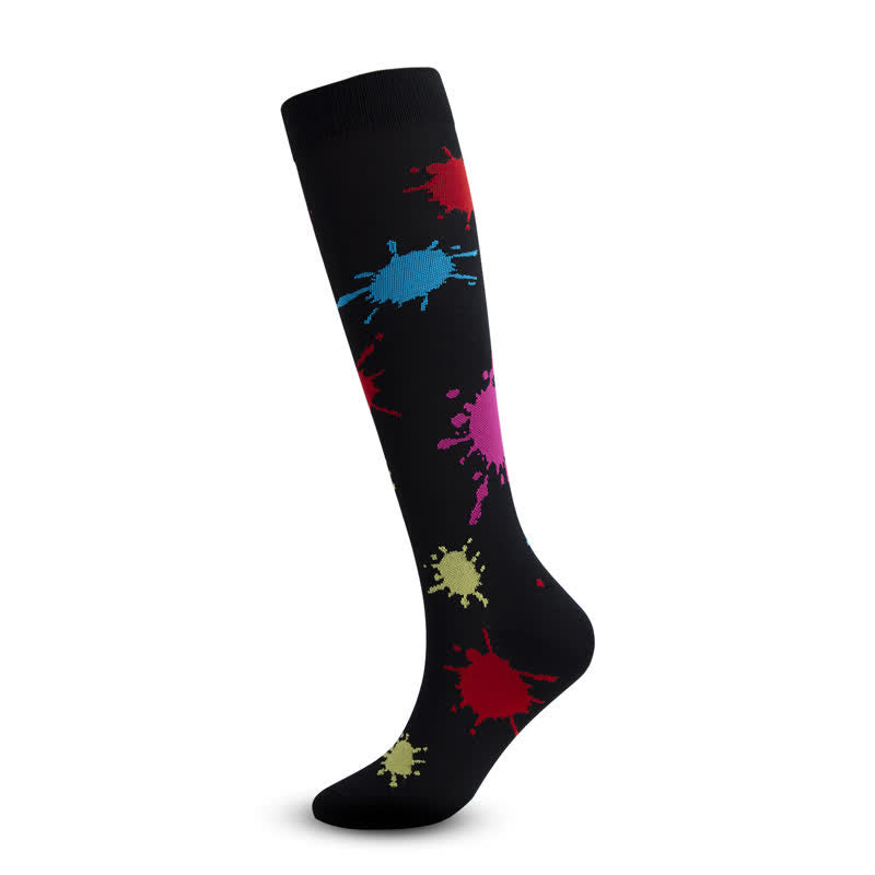 Gray Ribbon Heart Compression Socks(5 Pairs) - image 2
