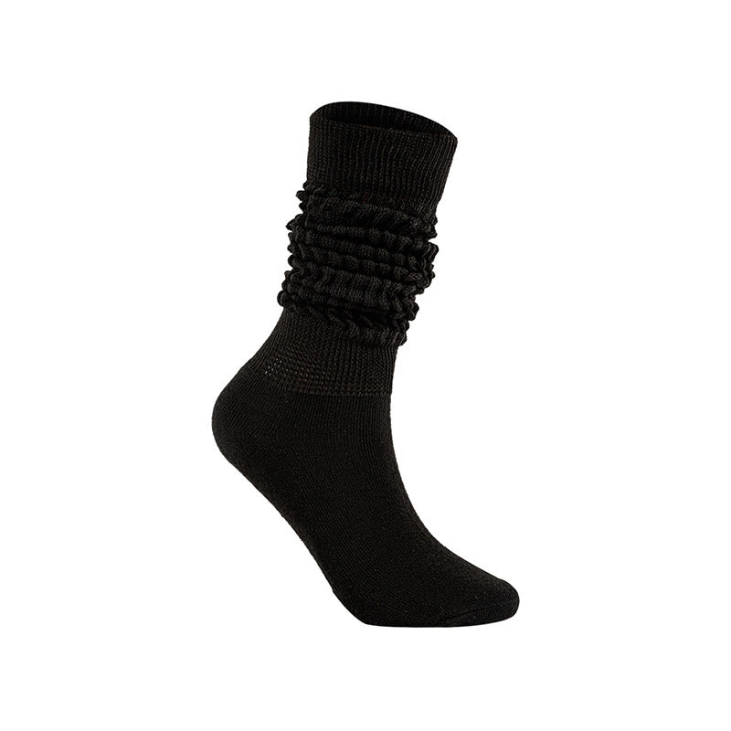 Multicolor Spiral Winter Slouch Socks(2 Pairs) - Black - EU36-42(US3-8.5) - image 3