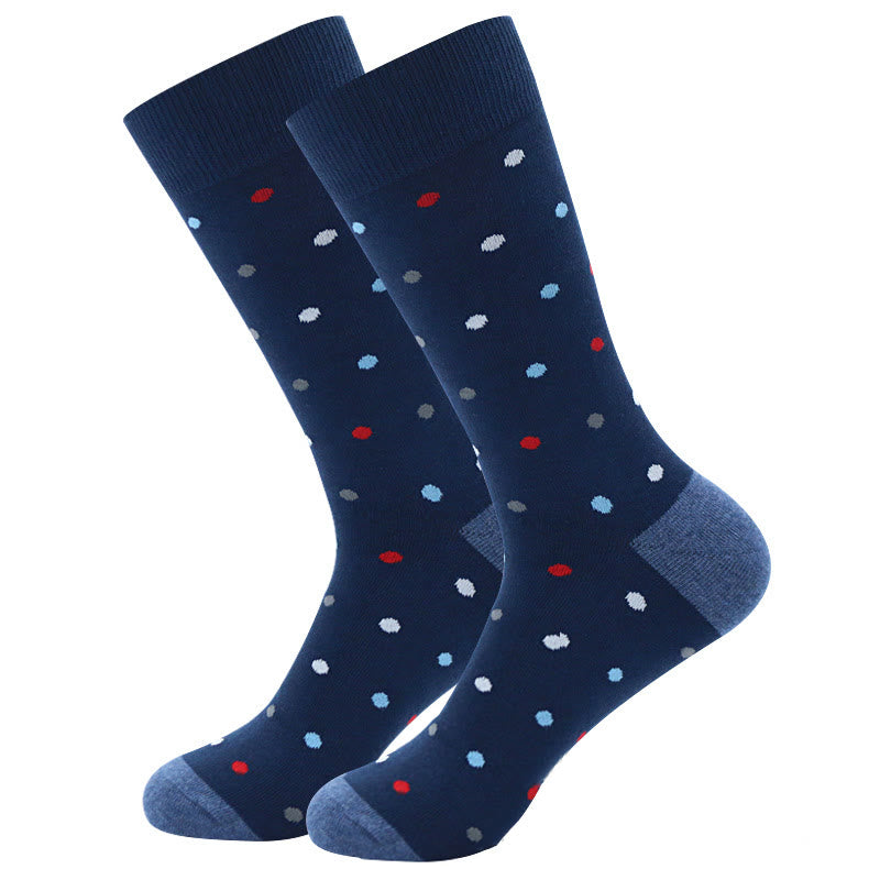 Rudder Pattern Funny Crew Socks(5 Pairs) - image 9