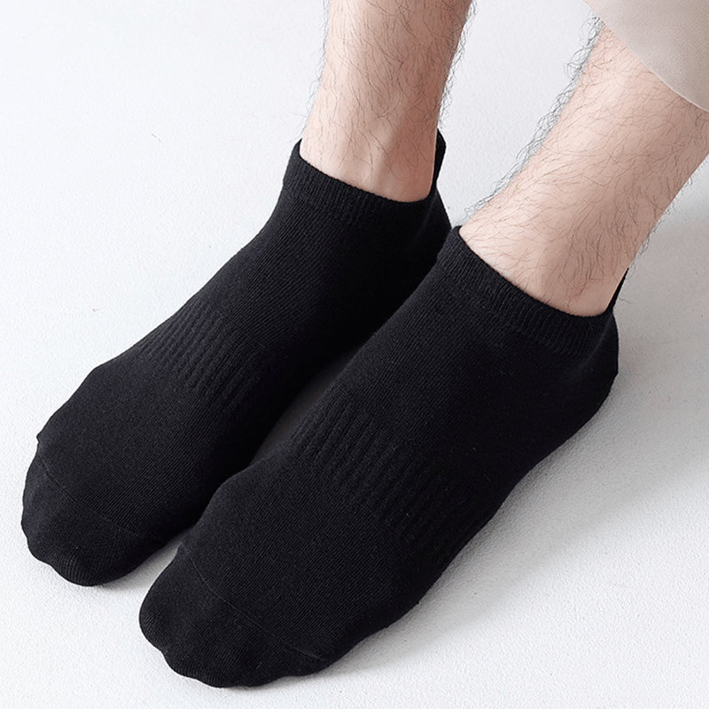 Breathable Solid Color Ankle Socks(8 Pairs) - image 2