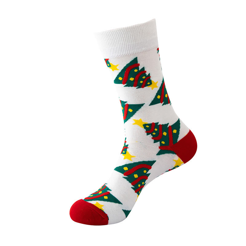 Christmas Unisex Cozy Crew Socks(5 Pairs) - image 3