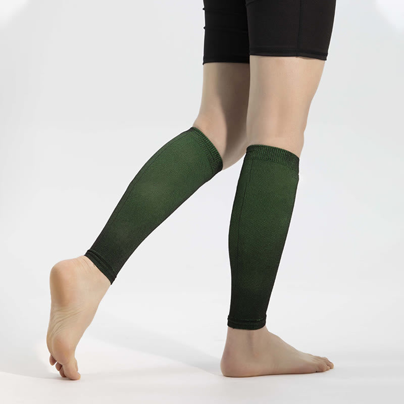 Ice Silk Footless Cool Compression Sleeve Socks Unisex - image 8