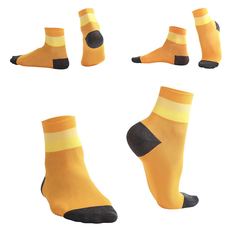 Candy Color Breathable Quarter Socks - image 6