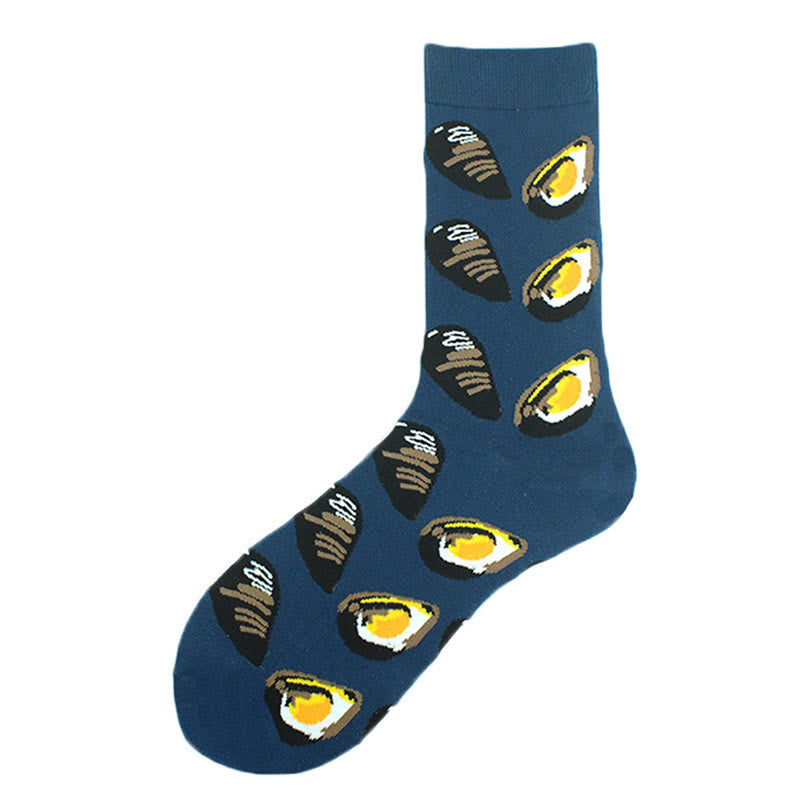 Marine Series Fun Crew Socks(5 Pairs) - image 20