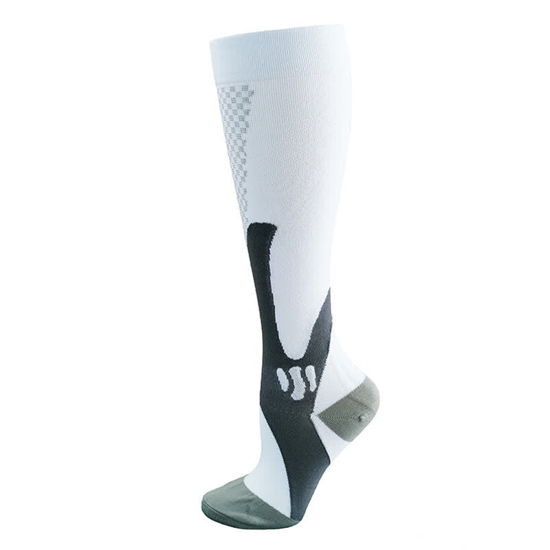 Colorful Stripe Compression Socks(3 Pairs) - image 9