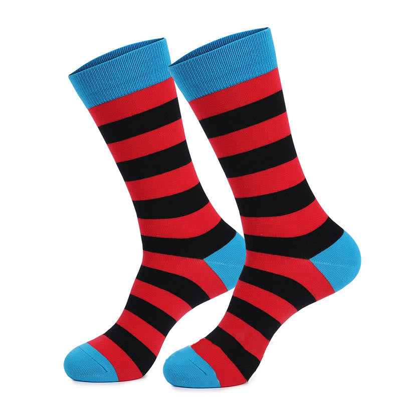 Pattern Funny Casual Crew Socks(5 Pairs) - image 5
