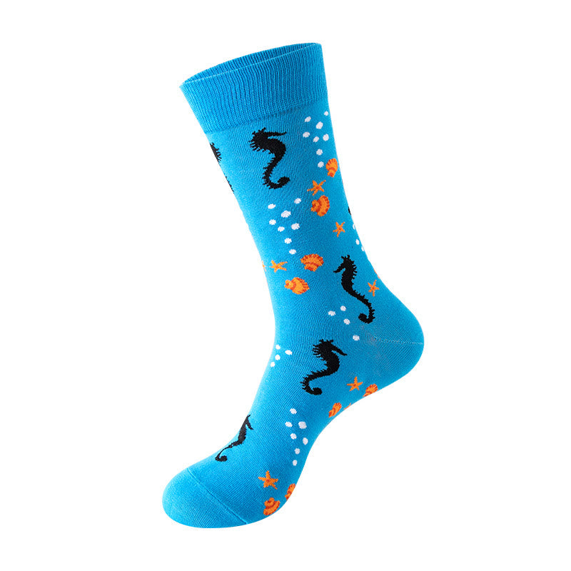 Sea Creatures Crew Socks(5 Pairs) - image 1