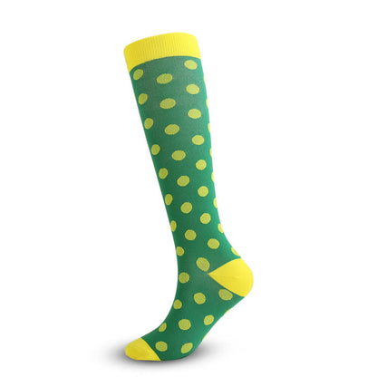 Abstract Dots Compression Socks(3 Pairs) - image 1