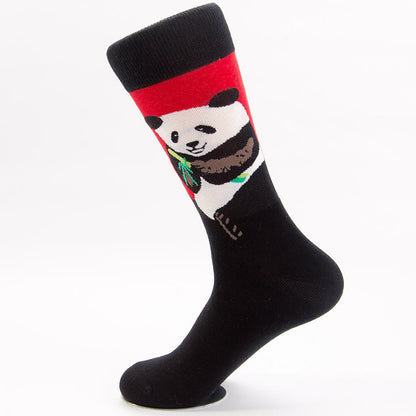 Cute Panda Crew Socks(5 Pairs) - image 4