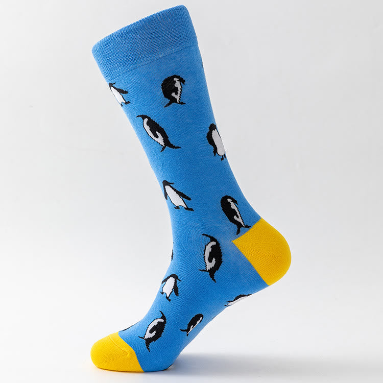Animal Prints Crew Socks(5 Pairs) - image 4