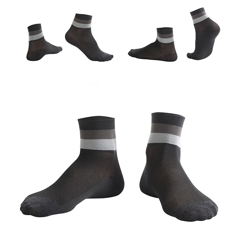 Candy Color Breathable Quarter Socks - image 9