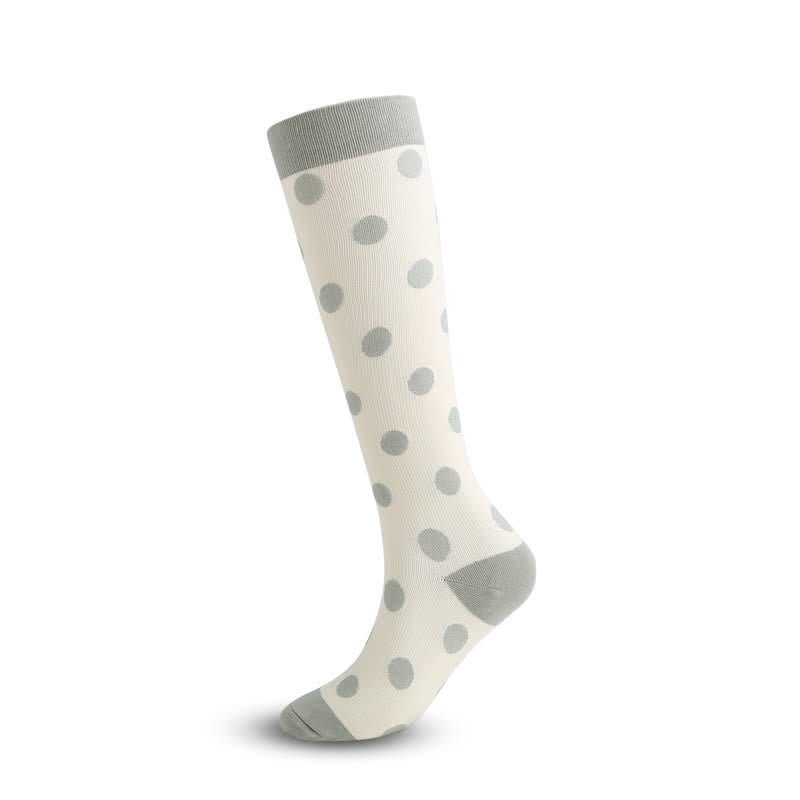 Abstract Dots Compression Socks(3 Pairs) - image 3